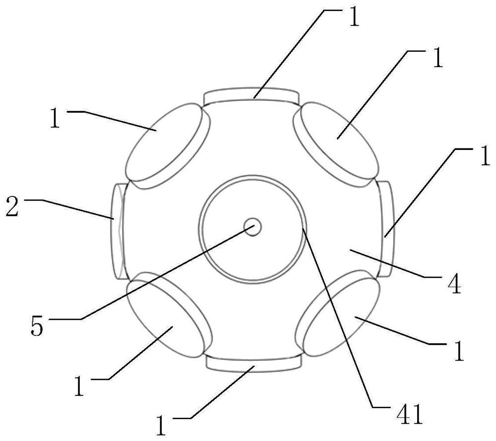 Three-dimensional vector soil pressure sensor capable of dynamically orienting