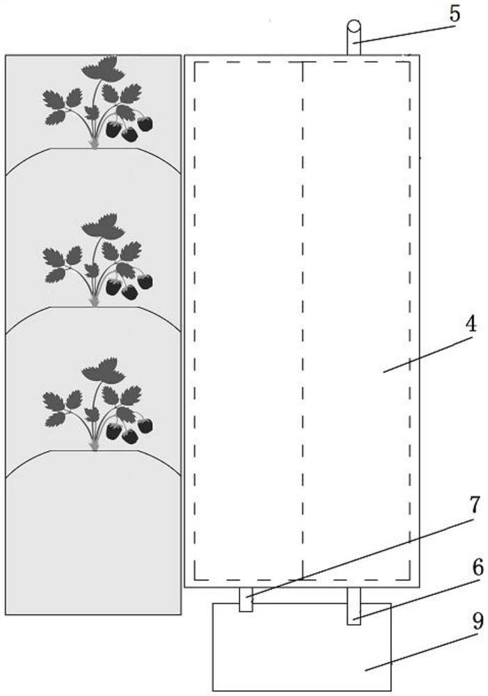 Application device and method for arbuscular mycorrhizal fungi capable of recycling fertilizer