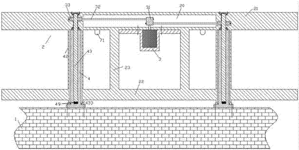 A guardrail device for bridges