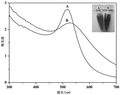 A kind of gold nanoparticle complex with the effect of inhibiting nerve cell apoptosis and its application