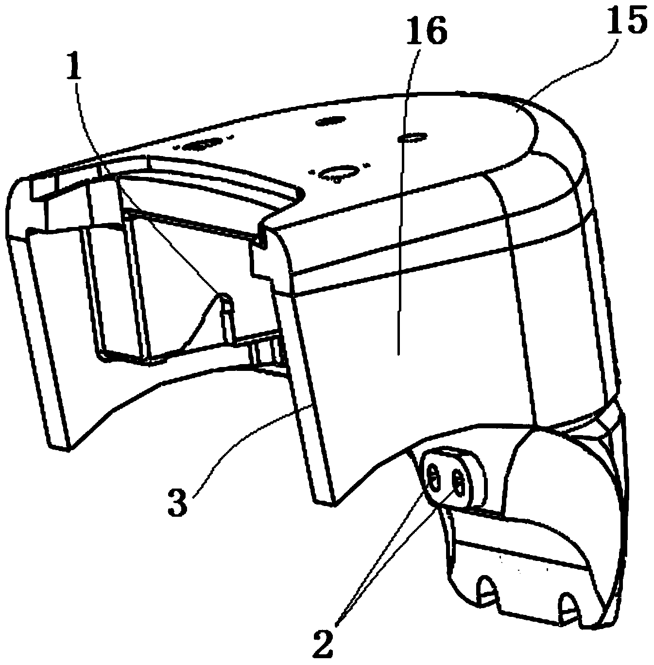 Forklift balancing weight detecting device and detecting method