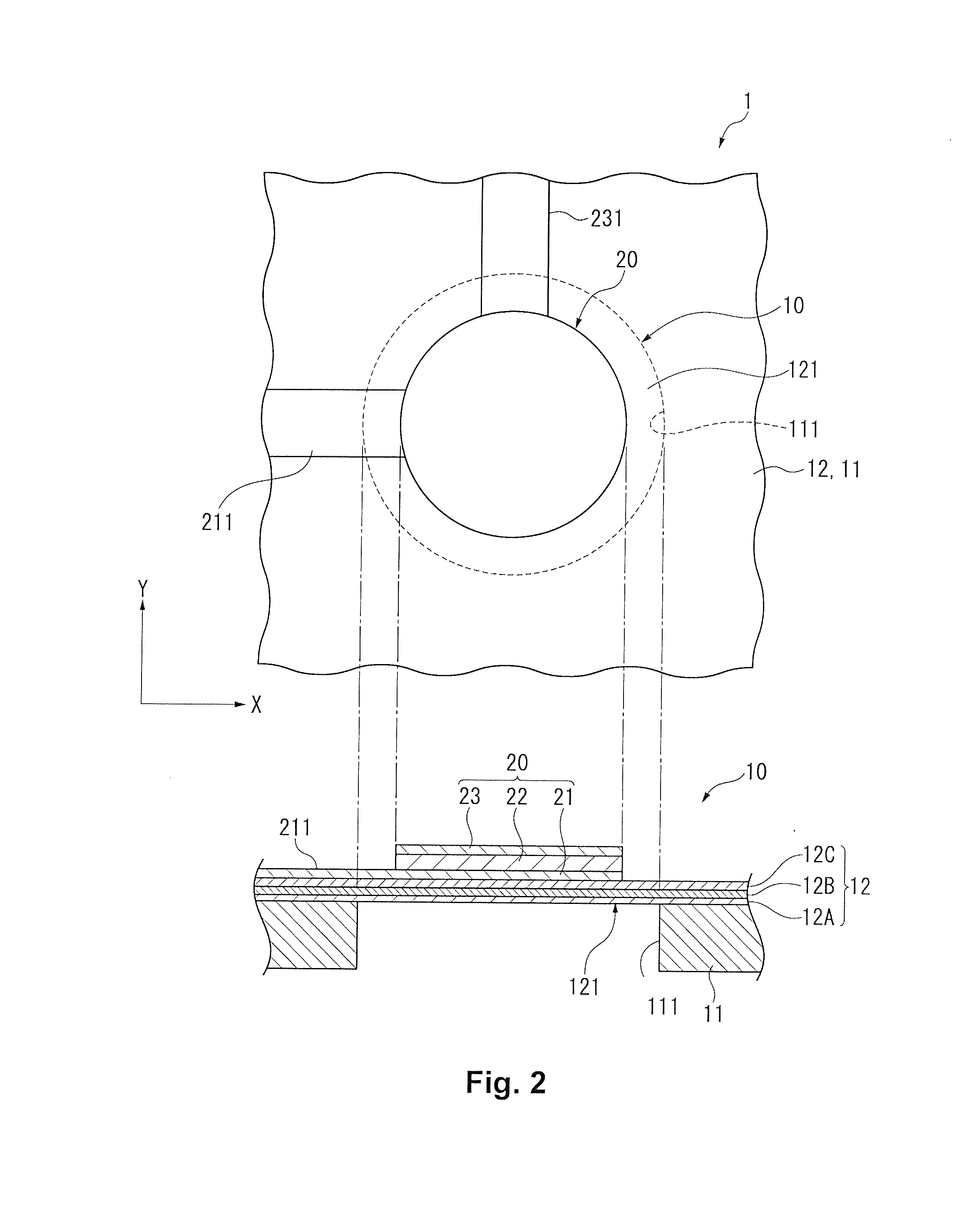 Ultrasonic transducer, biological sensor, and method for manufacturing an ultrasonic transducer
