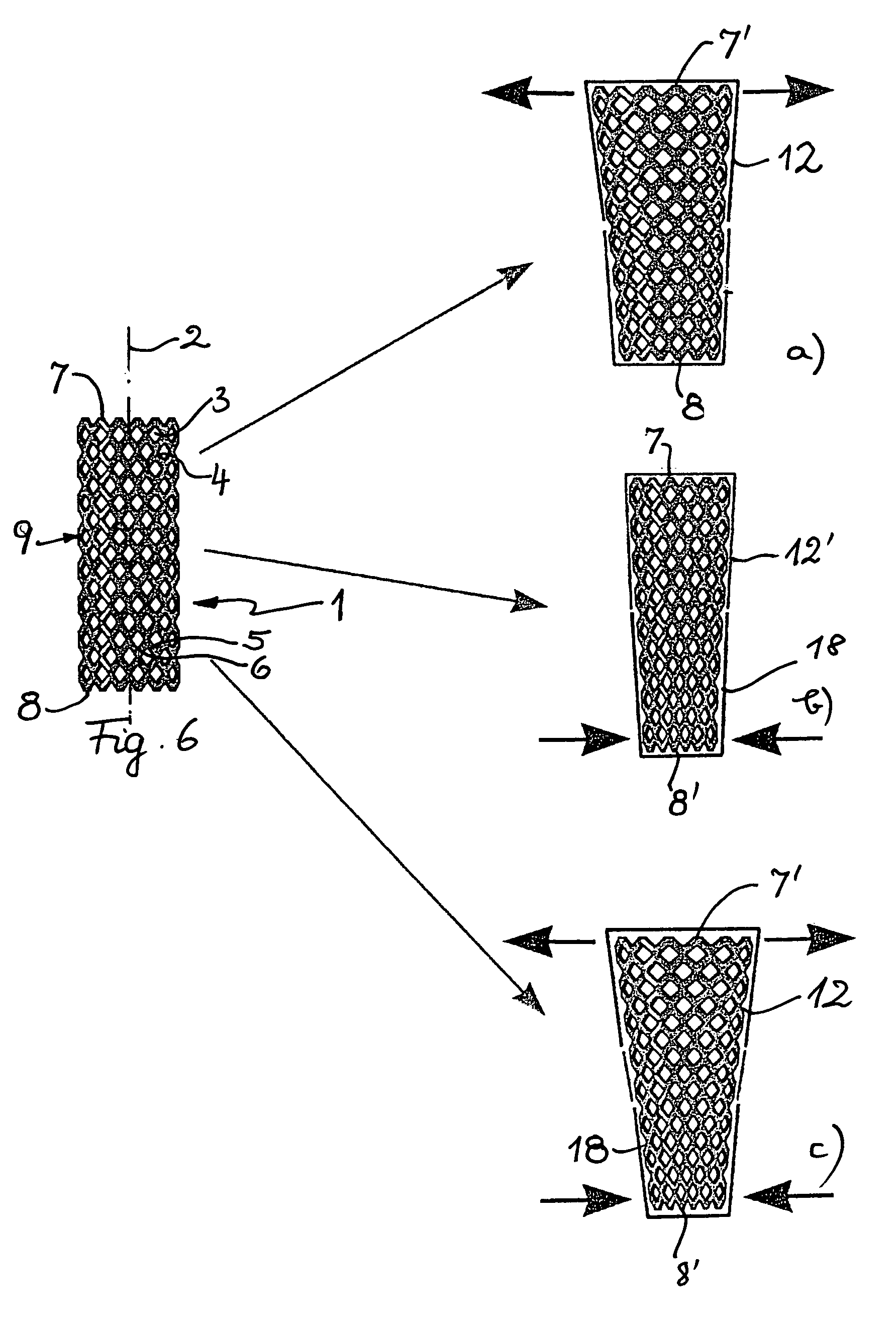 Method for the manufacture of a tubular spacer and spacer
