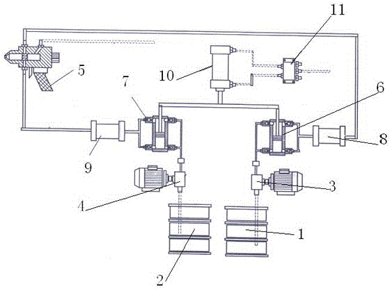 A polyurethane spraying device