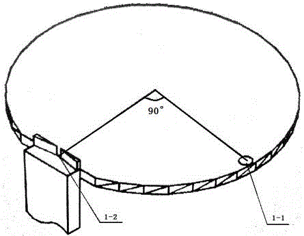 Semiconductor wafer notch groove crystal orientation measuring device and use method