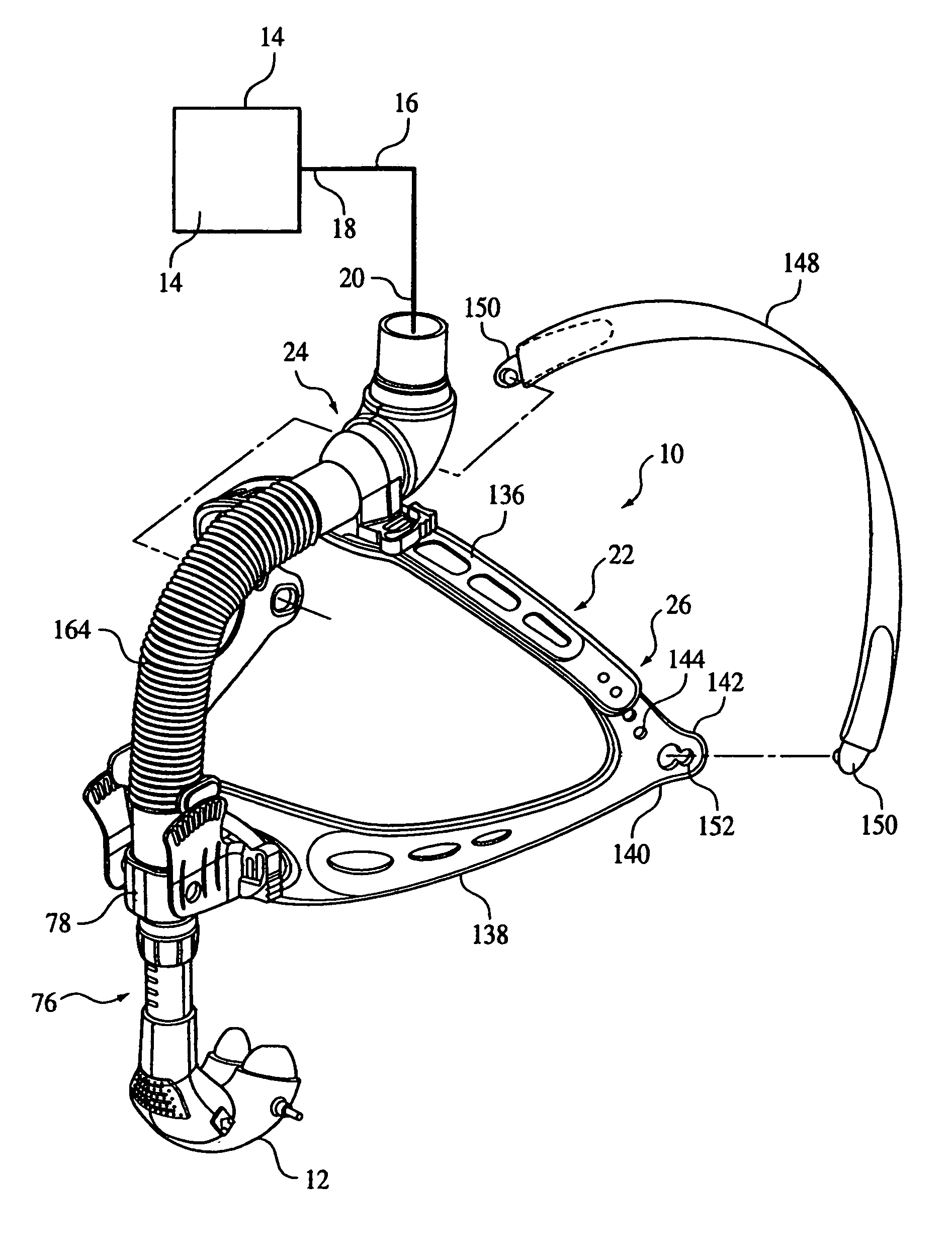 Patient interface assembly and system using same