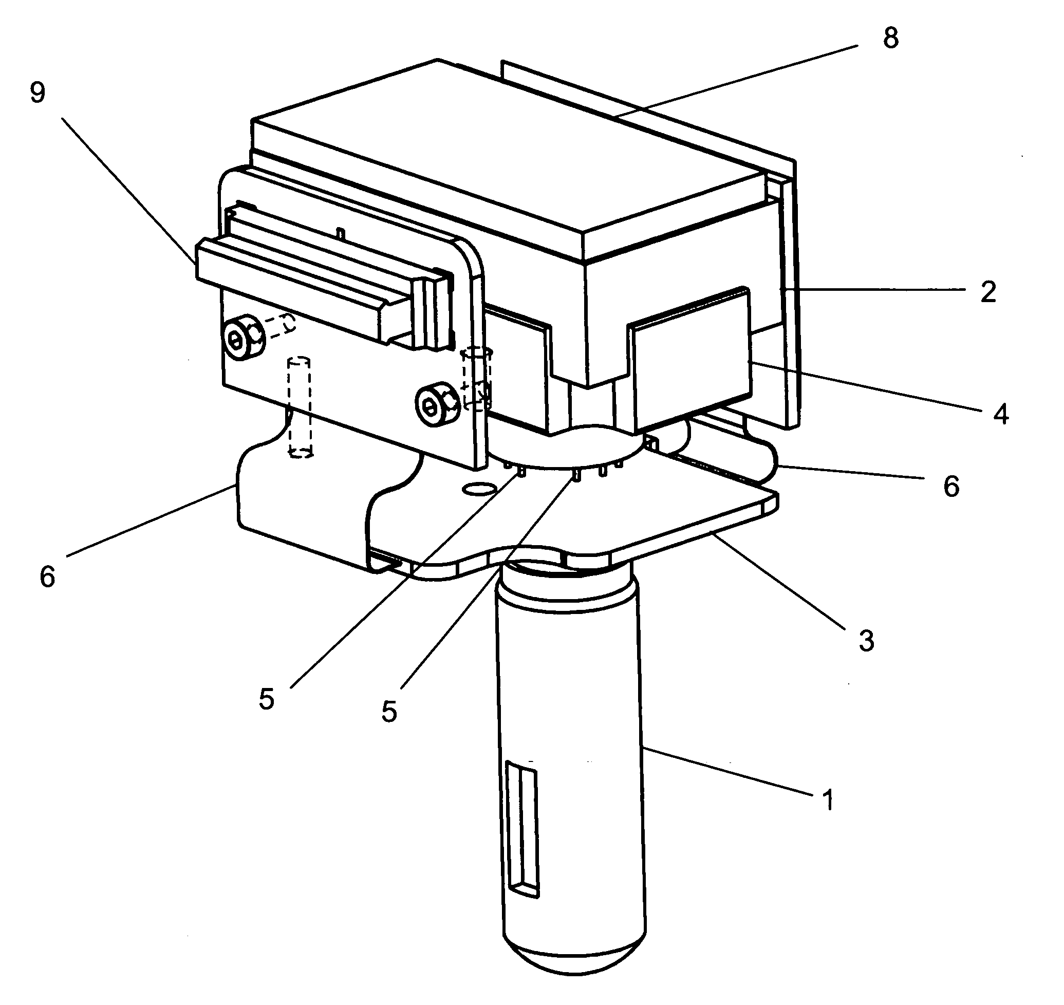 Photomultiplier system and a microscope