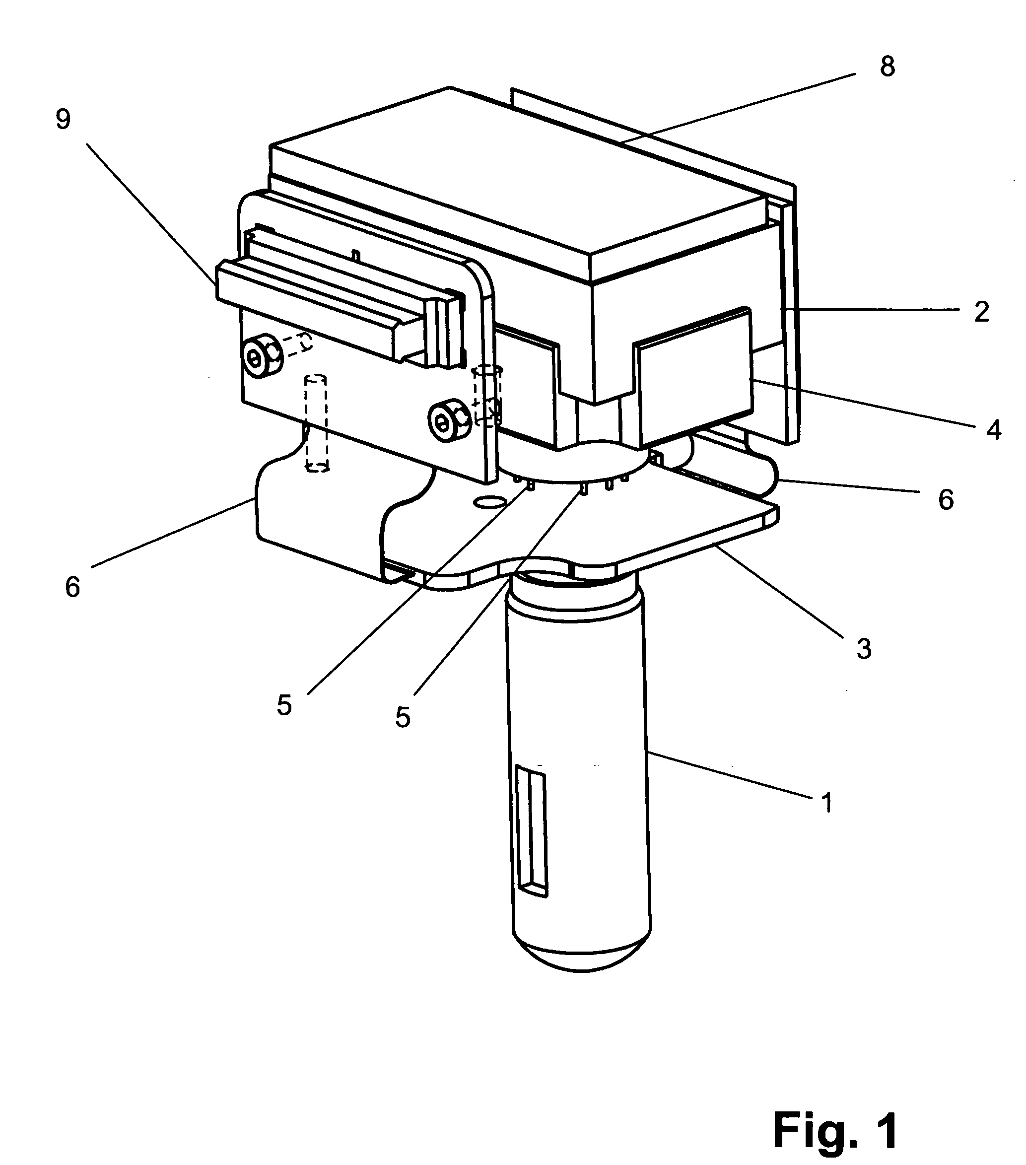 Photomultiplier system and a microscope