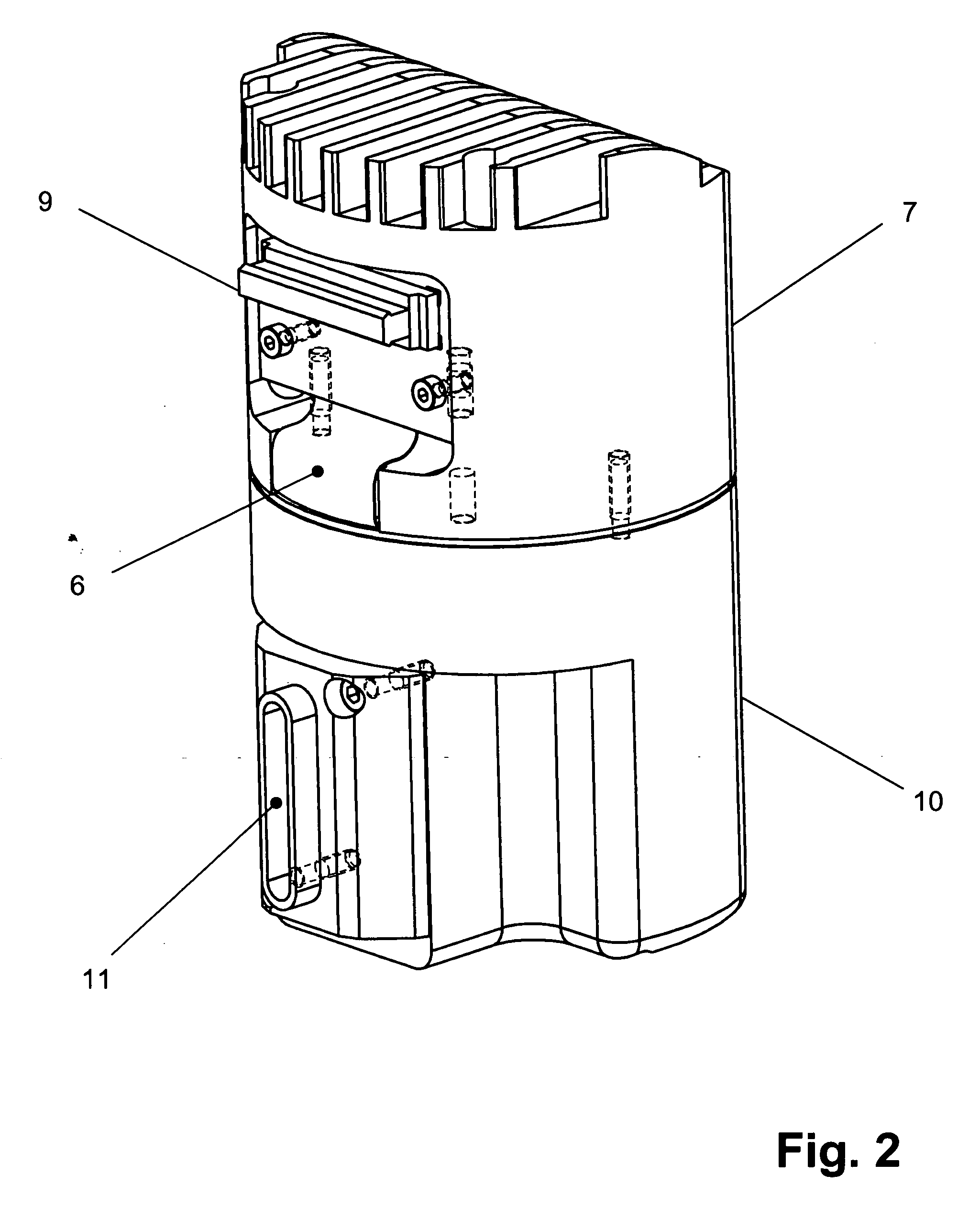 Photomultiplier system and a microscope