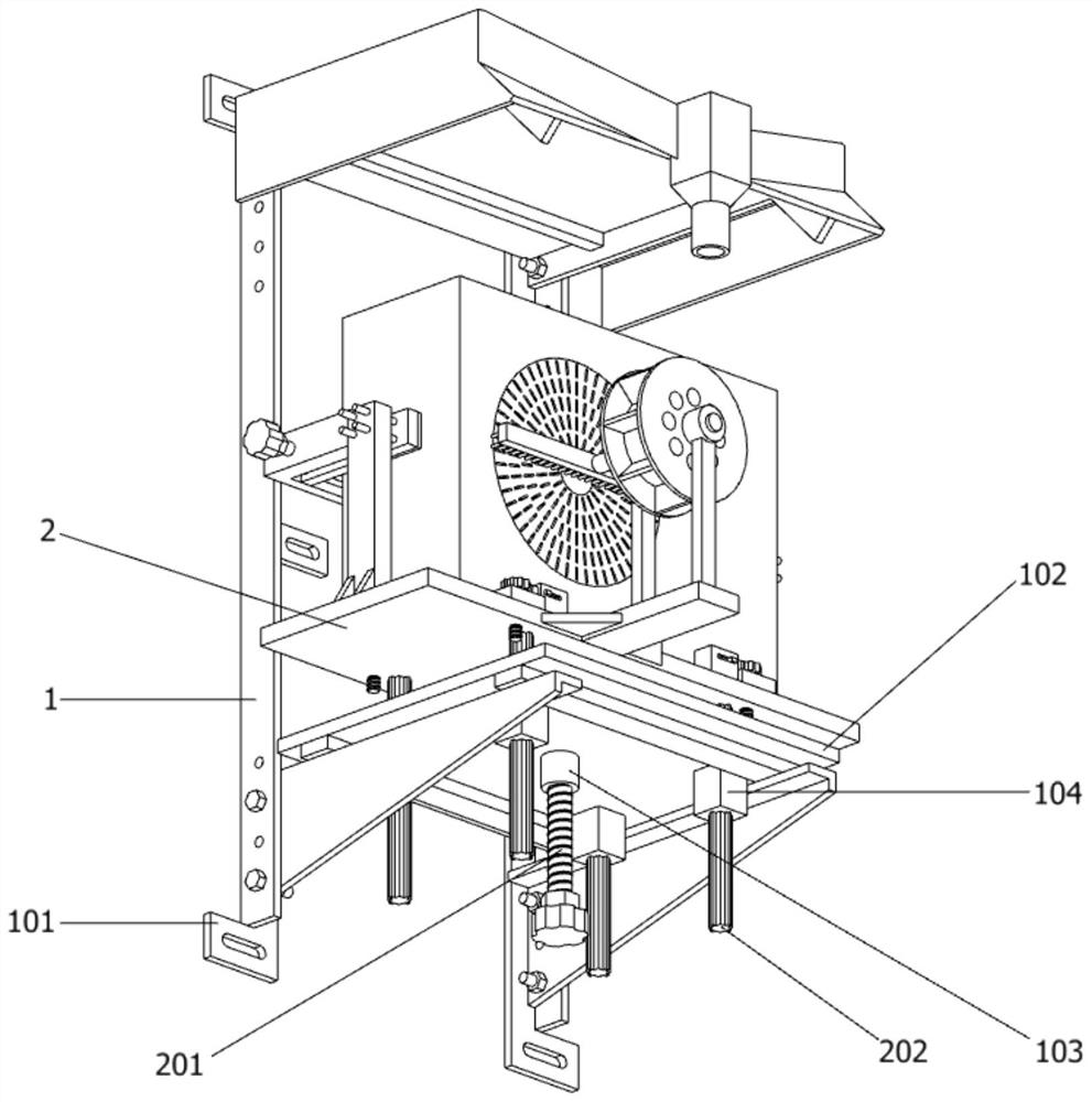 Mounting structure of intelligent air conditioner outdoor unit