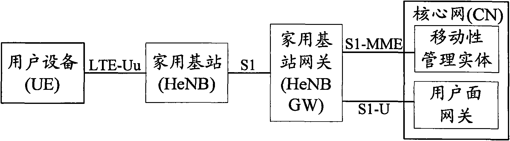 Method, device and system for performing access control judgment by core network