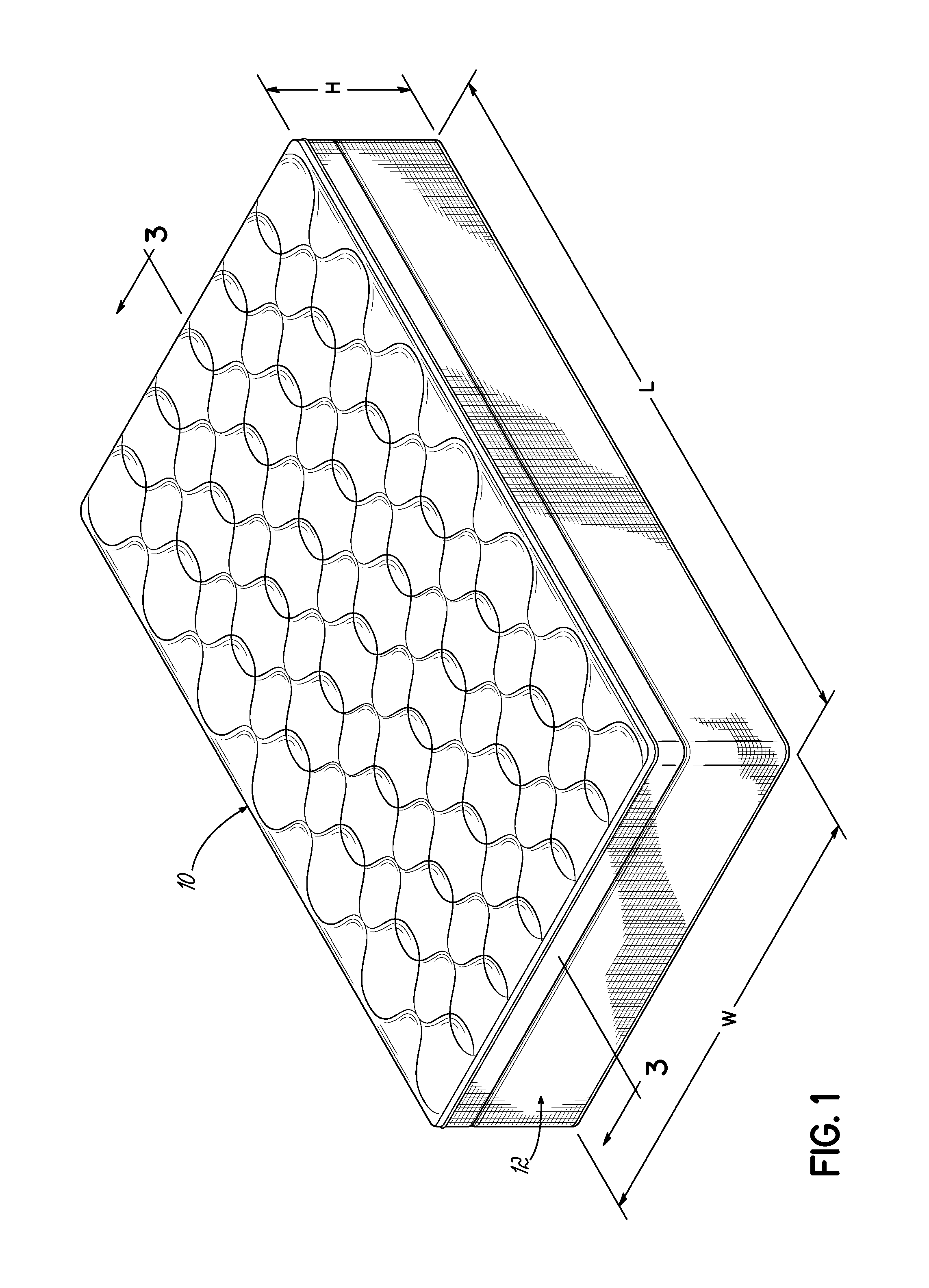 Mattress Topper Comprising Pocketed Spring Assembly With At Least One Cushioning Layer