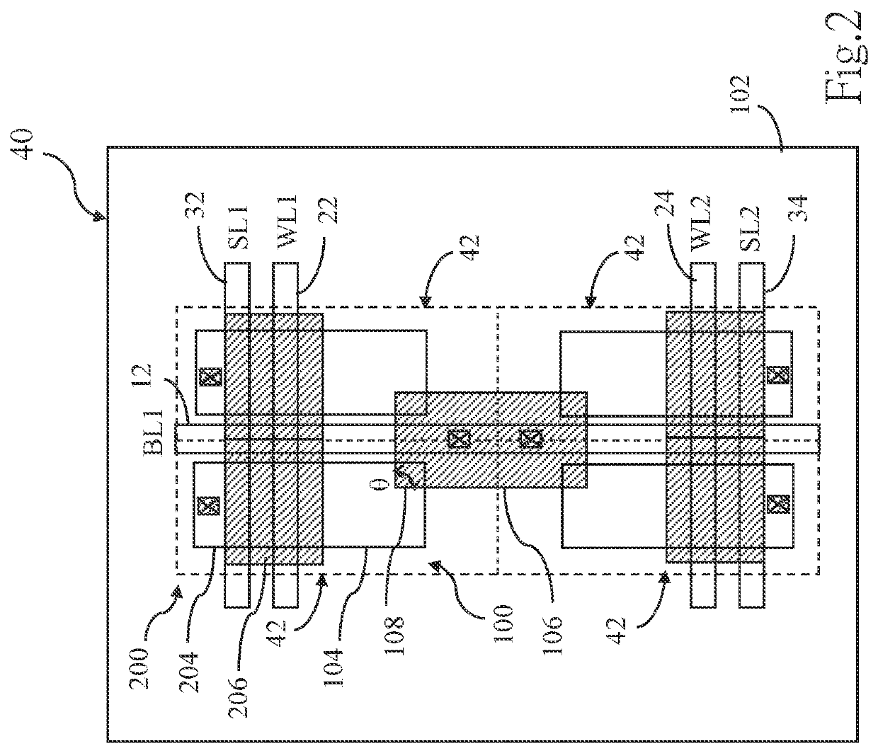 Small-area and low-voltage Anti-fuse element and array