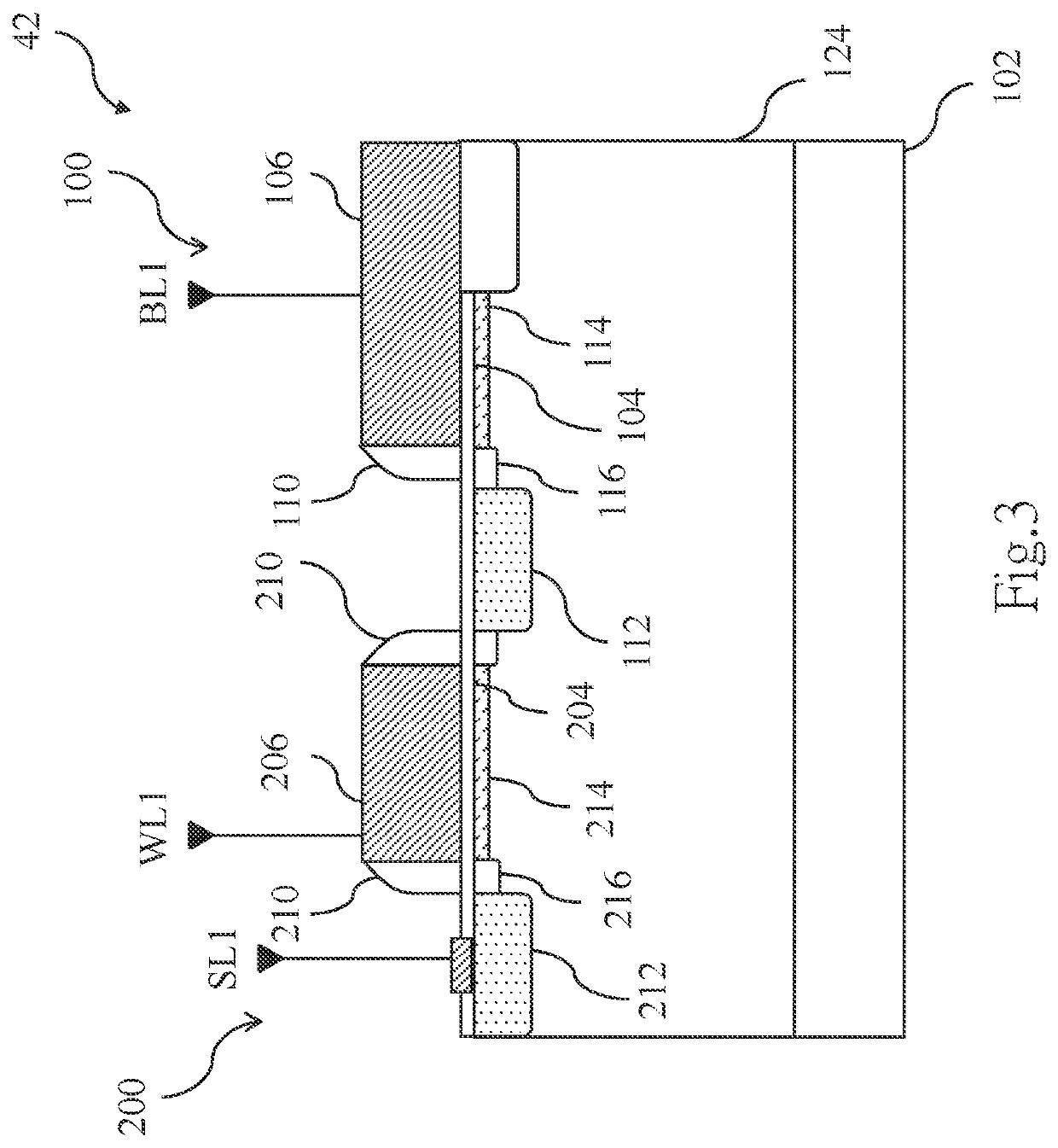Small-area and low-voltage Anti-fuse element and array