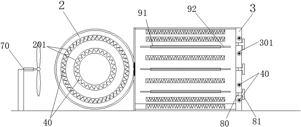 Heat treatment device for high-temperature-resistant steel tapping hole and treatment method