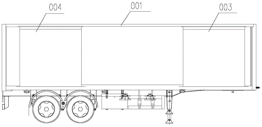 Dust removal device of tunnel dust removal vehicle