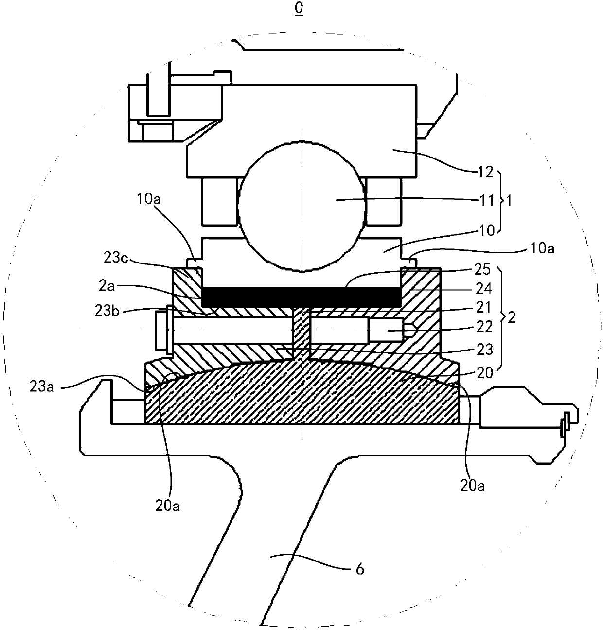 Aviation engine bearing supporting component and aviation engine