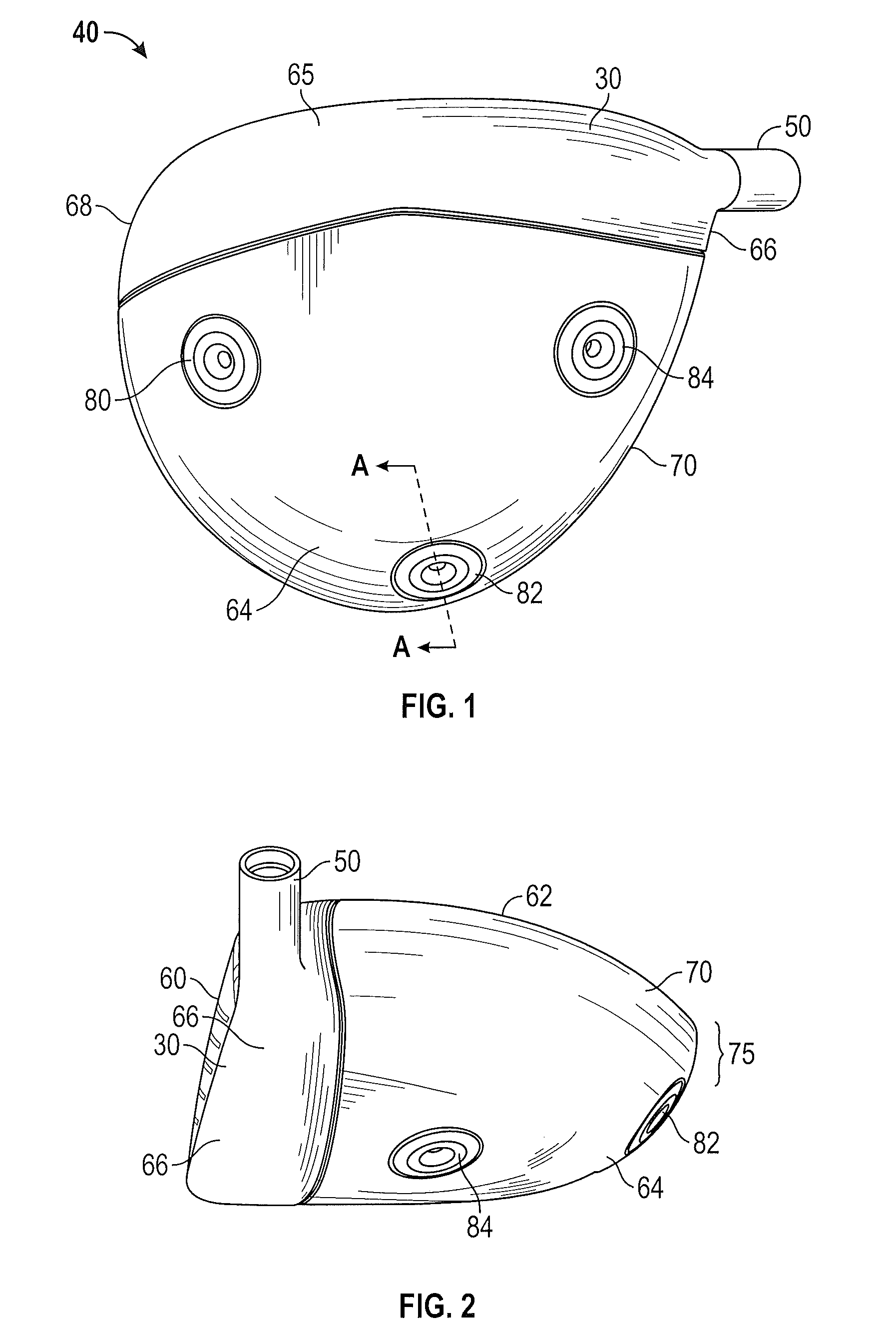 Golf club head with composite weight port