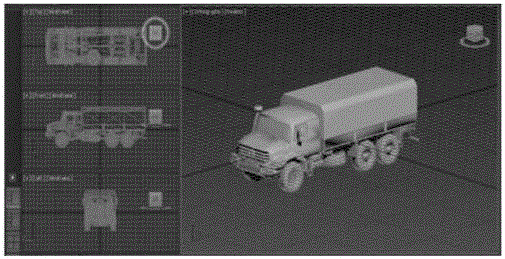 Simple calculation method of target laser scattering characteristics under local irradiation