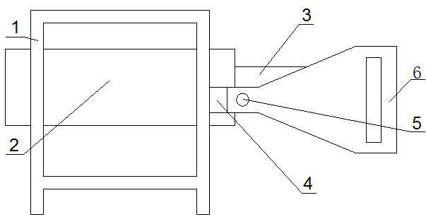 Automatic pulling-out device for wheel axle of mechanical equipment for coal mine