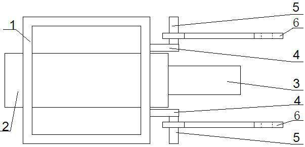 Automatic pulling-out device for wheel axle of mechanical equipment for coal mine