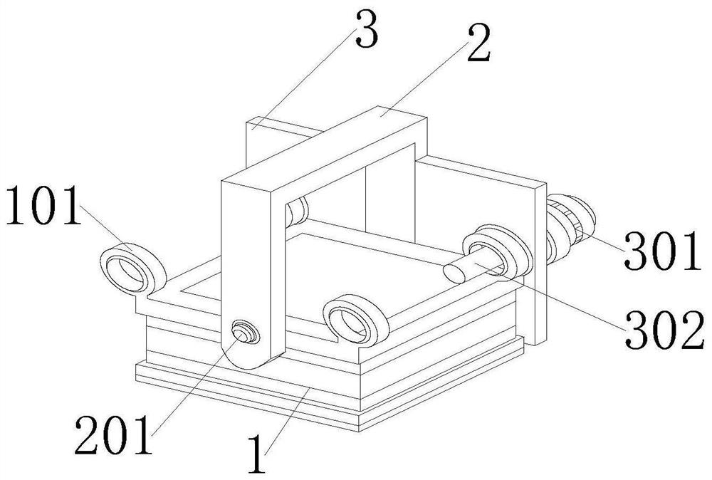 Combined angle-adjustable projection lamp structure