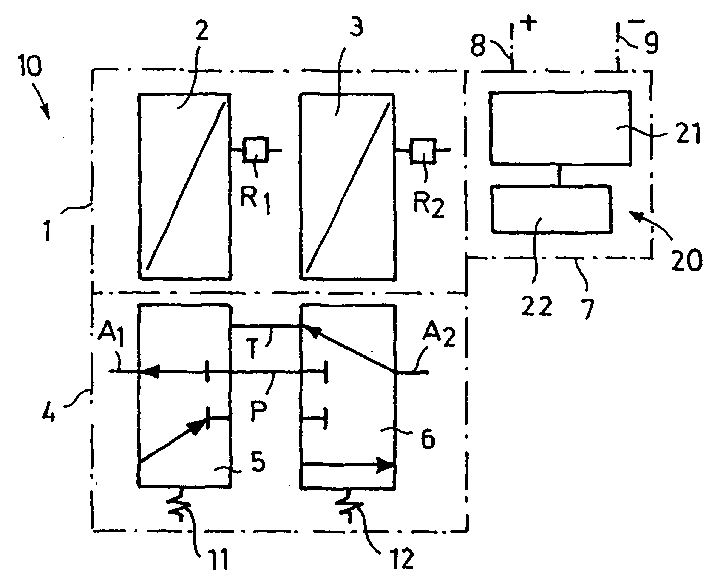 Method and device for controlling electromagnet in self-protection D.C. circuit