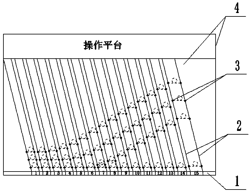 Prefabricated box girder prestress advanced positioning device and implementation method thereof