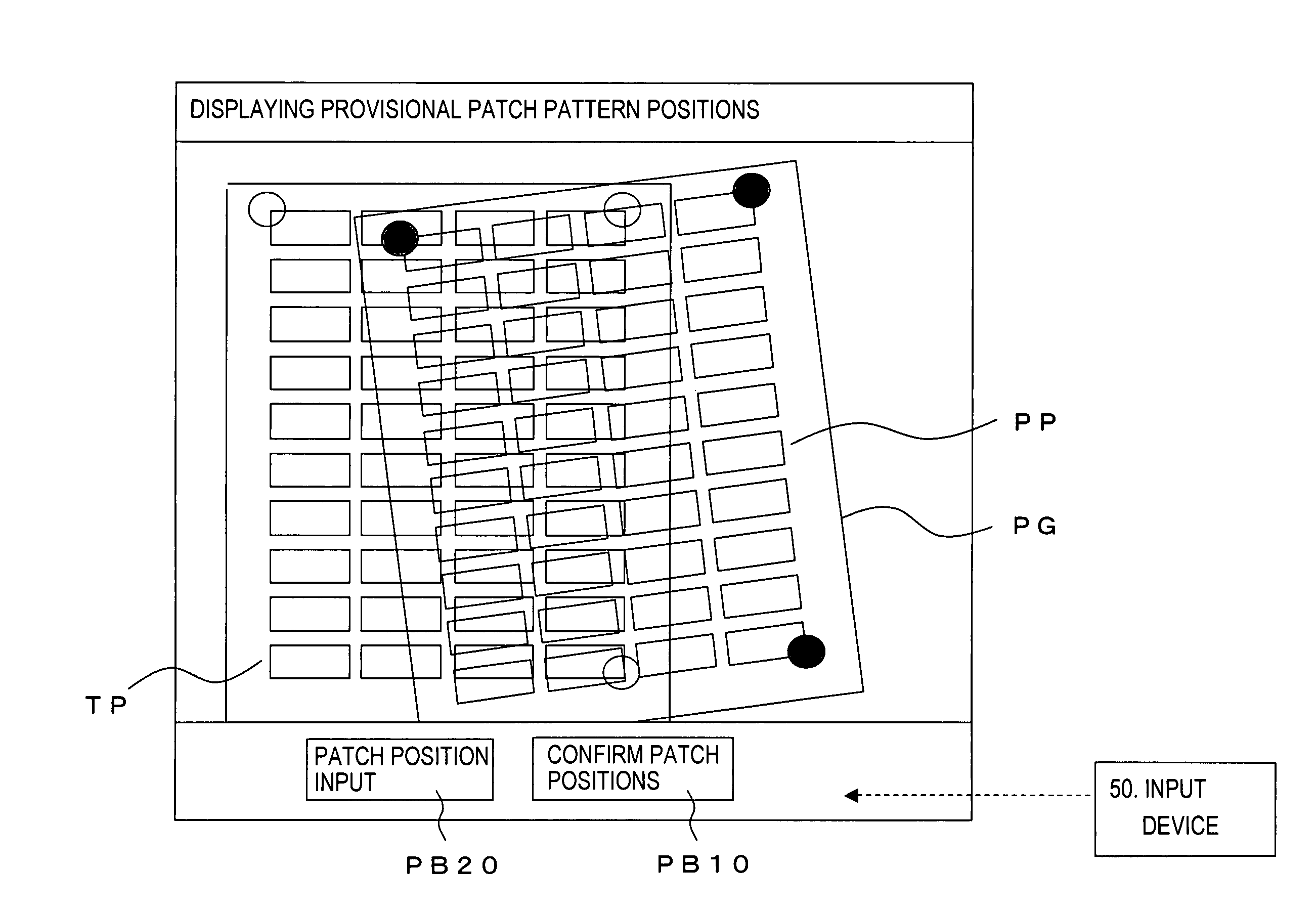 Computer readable medium recording a calibration program, calibration method, and calibration system for detecting patch positions during acquisition of calorimetric values from a patch sheet