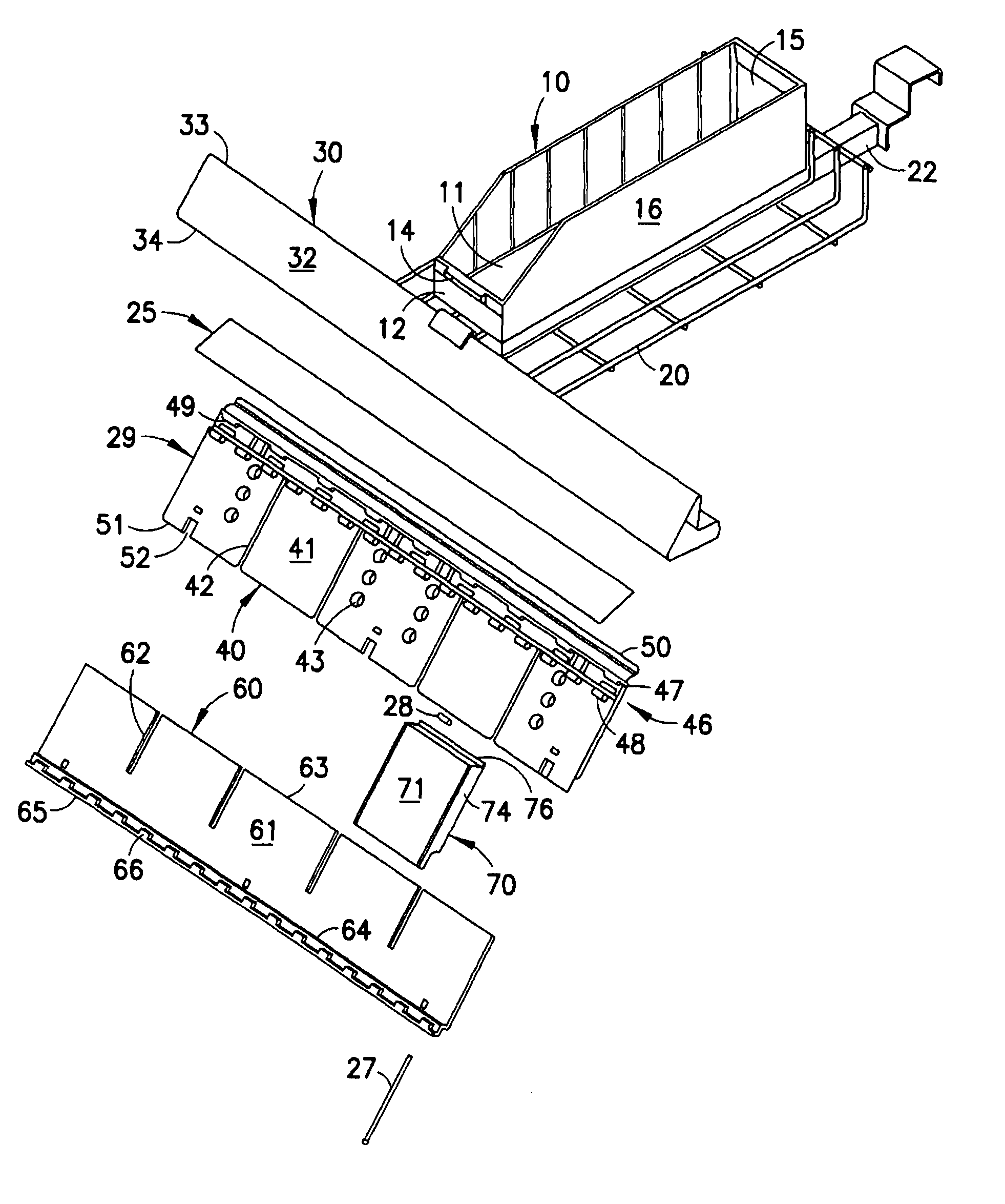 Display system with adjustable product holder track