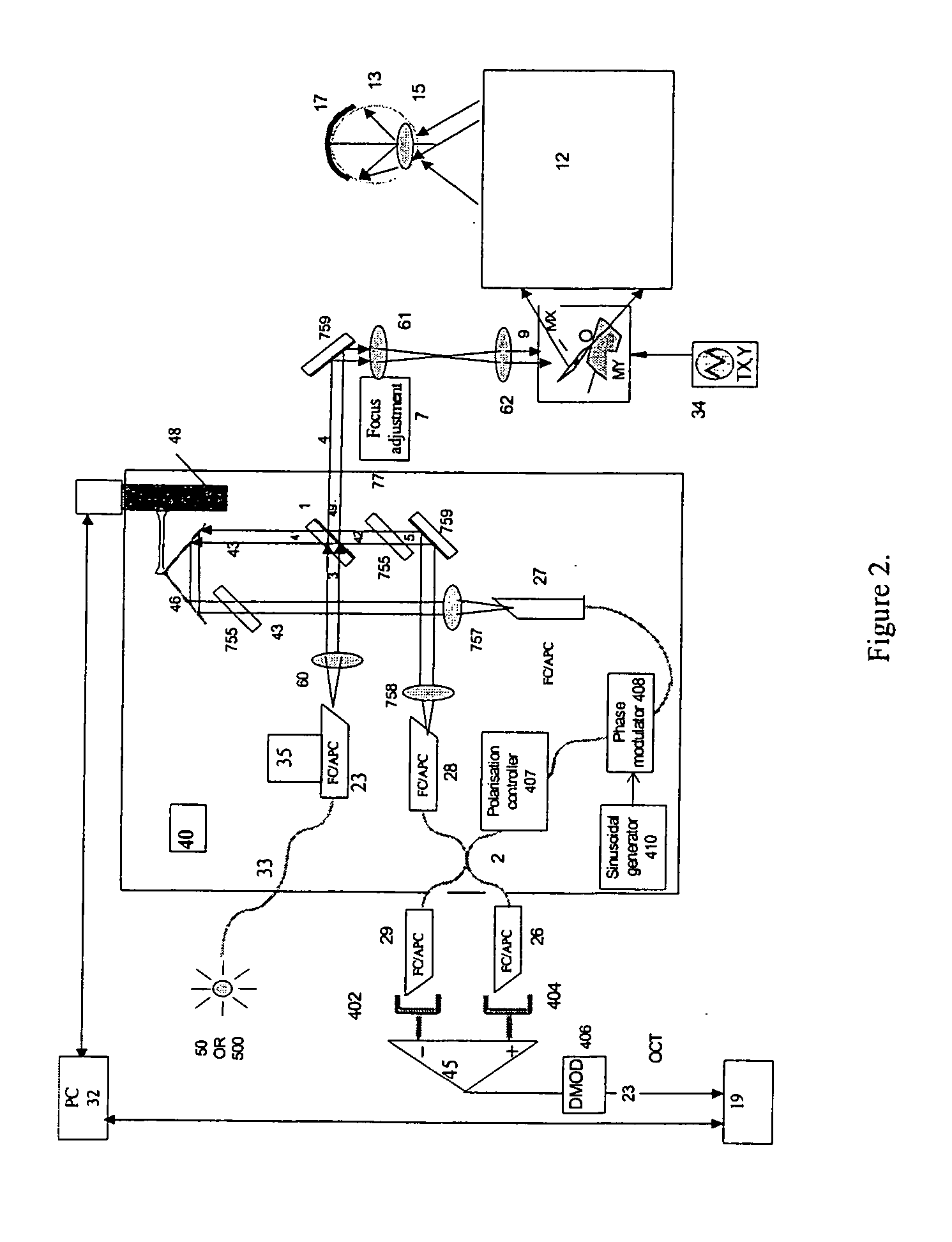 Optical mapping apparatus with optimized OCT configuration