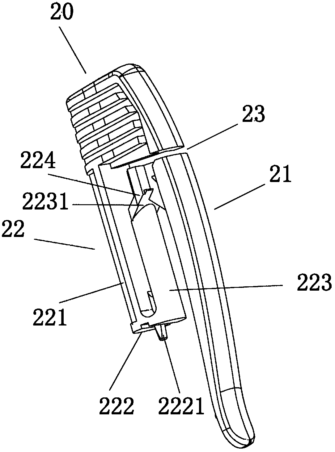 Novel press pen