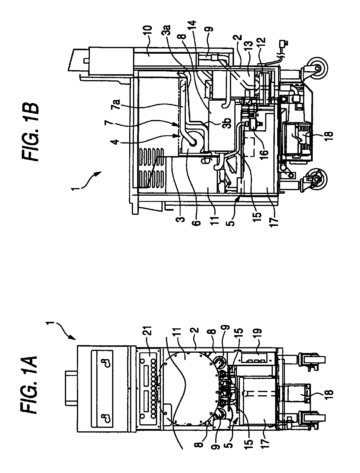 Pulse burner and liquid heating cooker