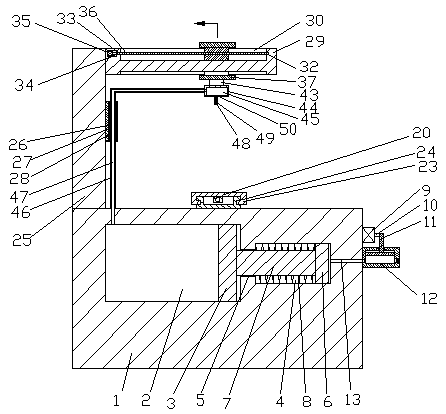 An automatic gluing device