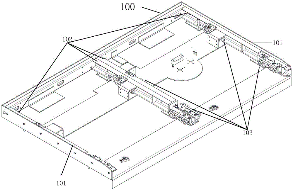 Weighing structure of platform safety pedal in rail transit and gravity detecting method