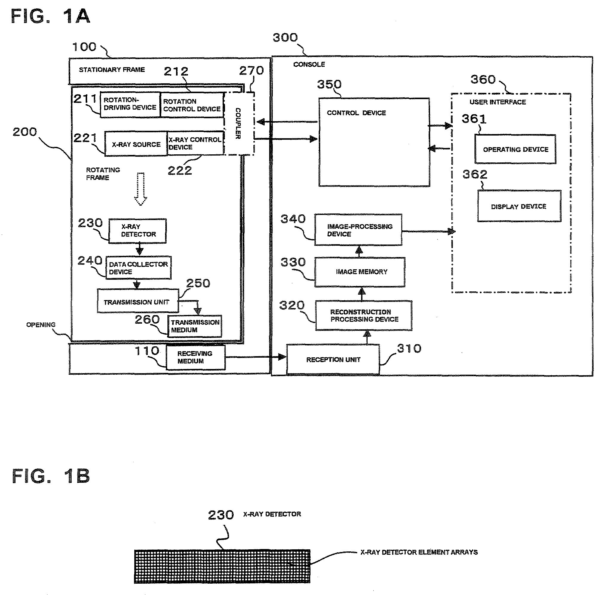 X-ray ct apparatus and medical data communication link system