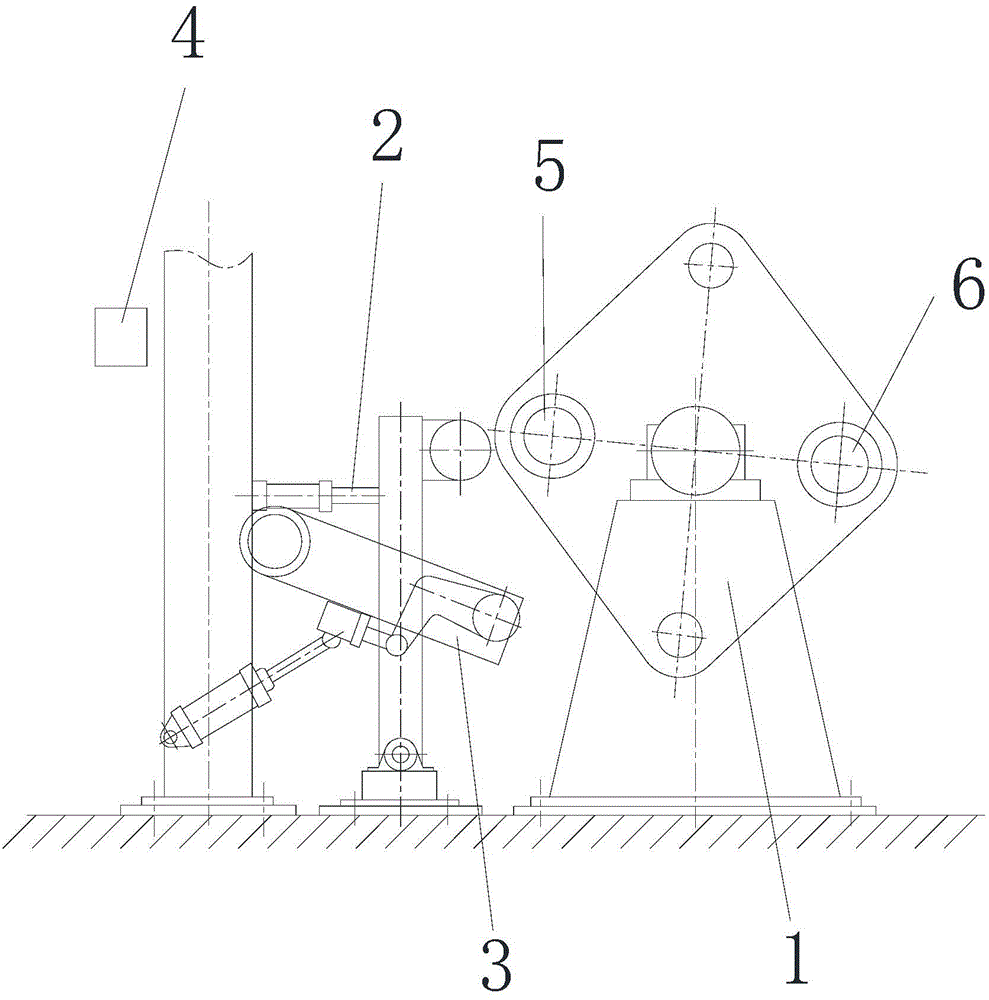 Continuous material collection device of coating machine