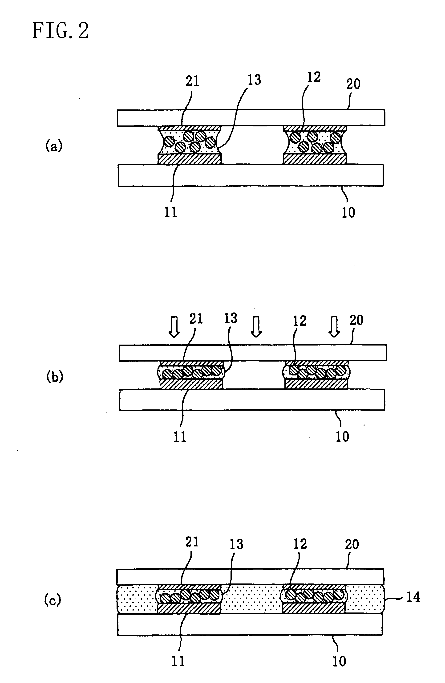 Flip chip mounting method and method for connecting substrates