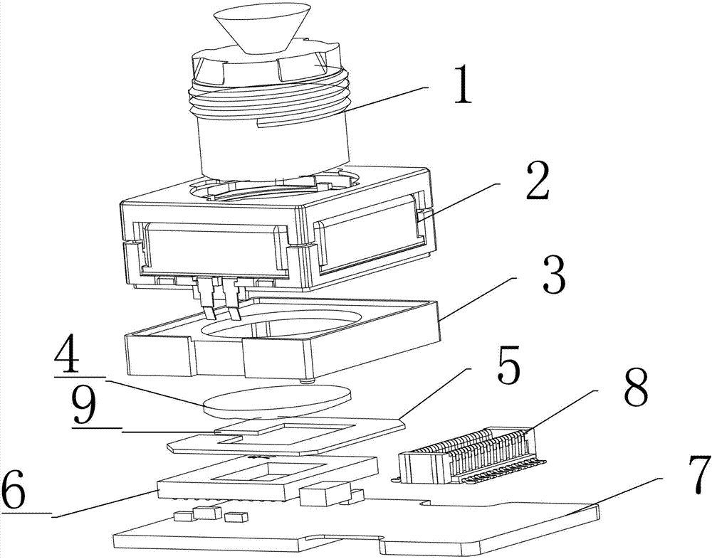 Method for manufacturing dustproof photography module and dustproof photography module device