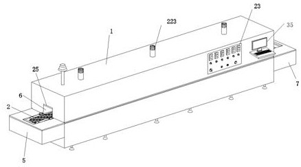 Chain belt type atmosphere brazing furnace for soft magnetic material production and processing