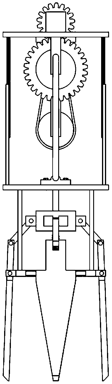 Seedling transplanting end executor and seedling transplanting method thereof