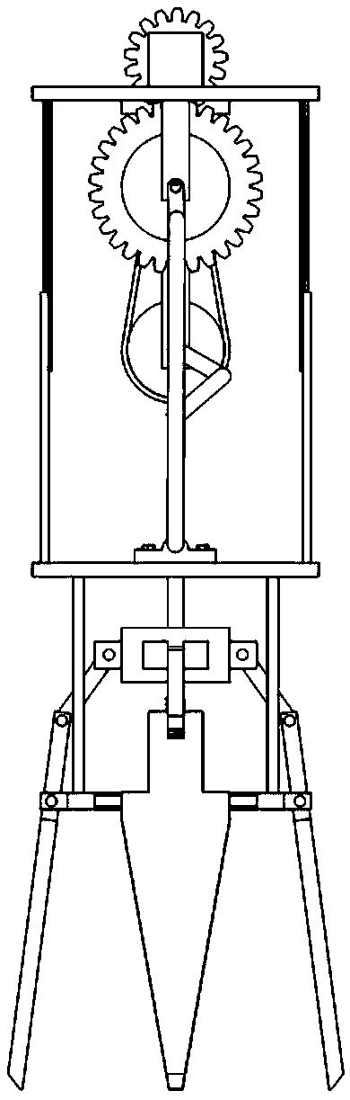 Seedling transplanting end executor and seedling transplanting method thereof