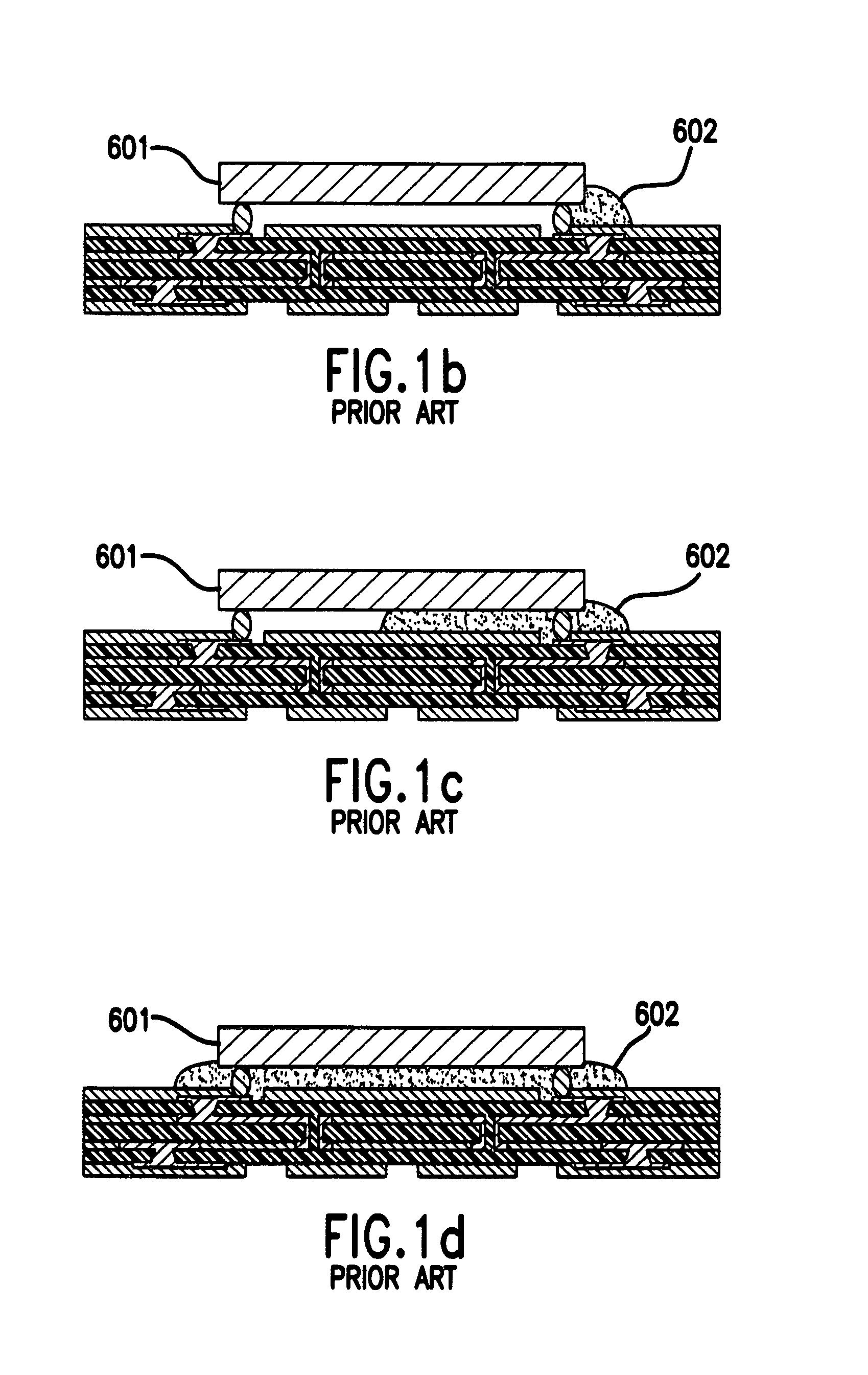 Method of underfill air vent for flipchip BGA