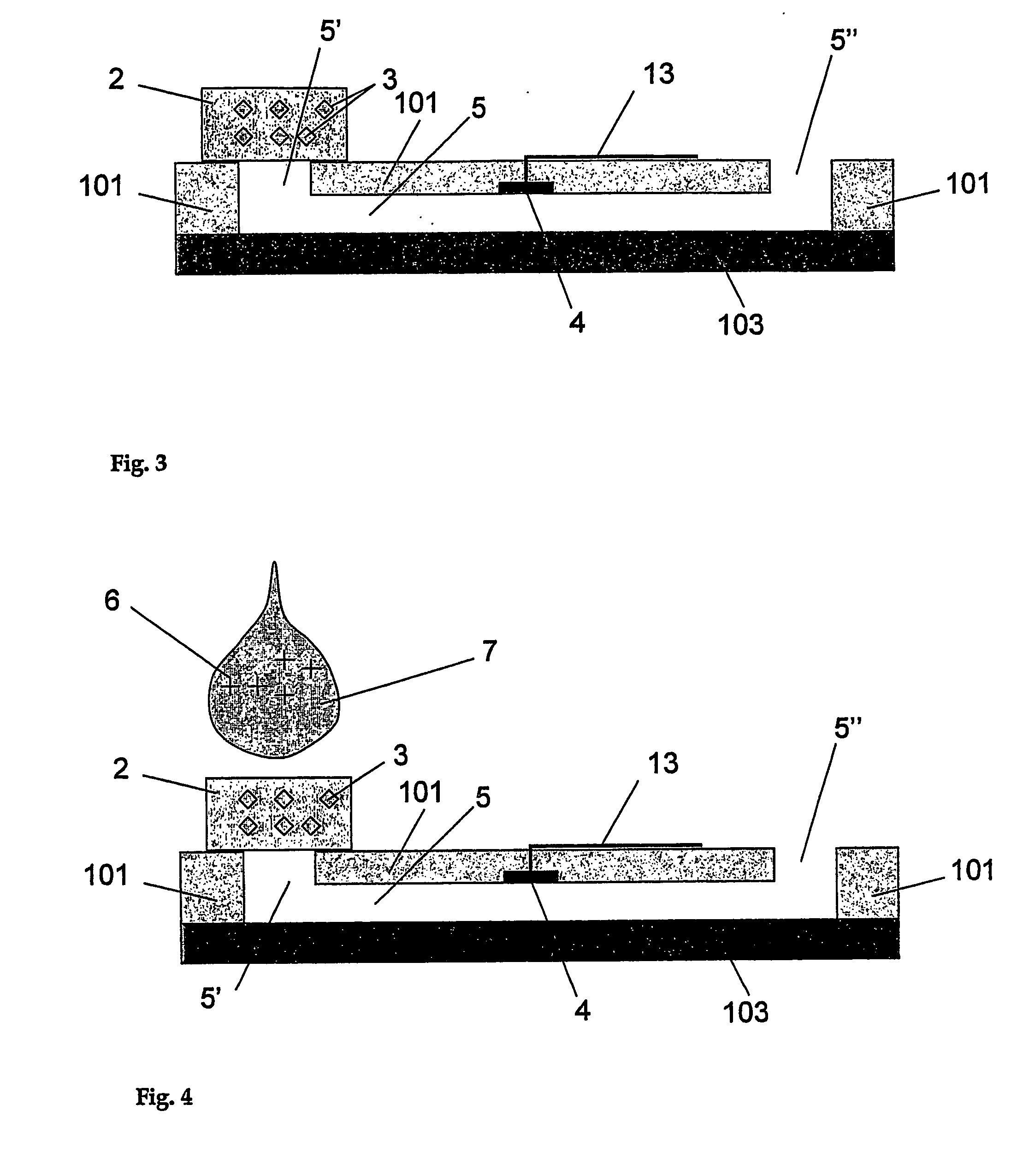 Multi-layered electrochemical microfluidic sensor comprising reagent on porous layer