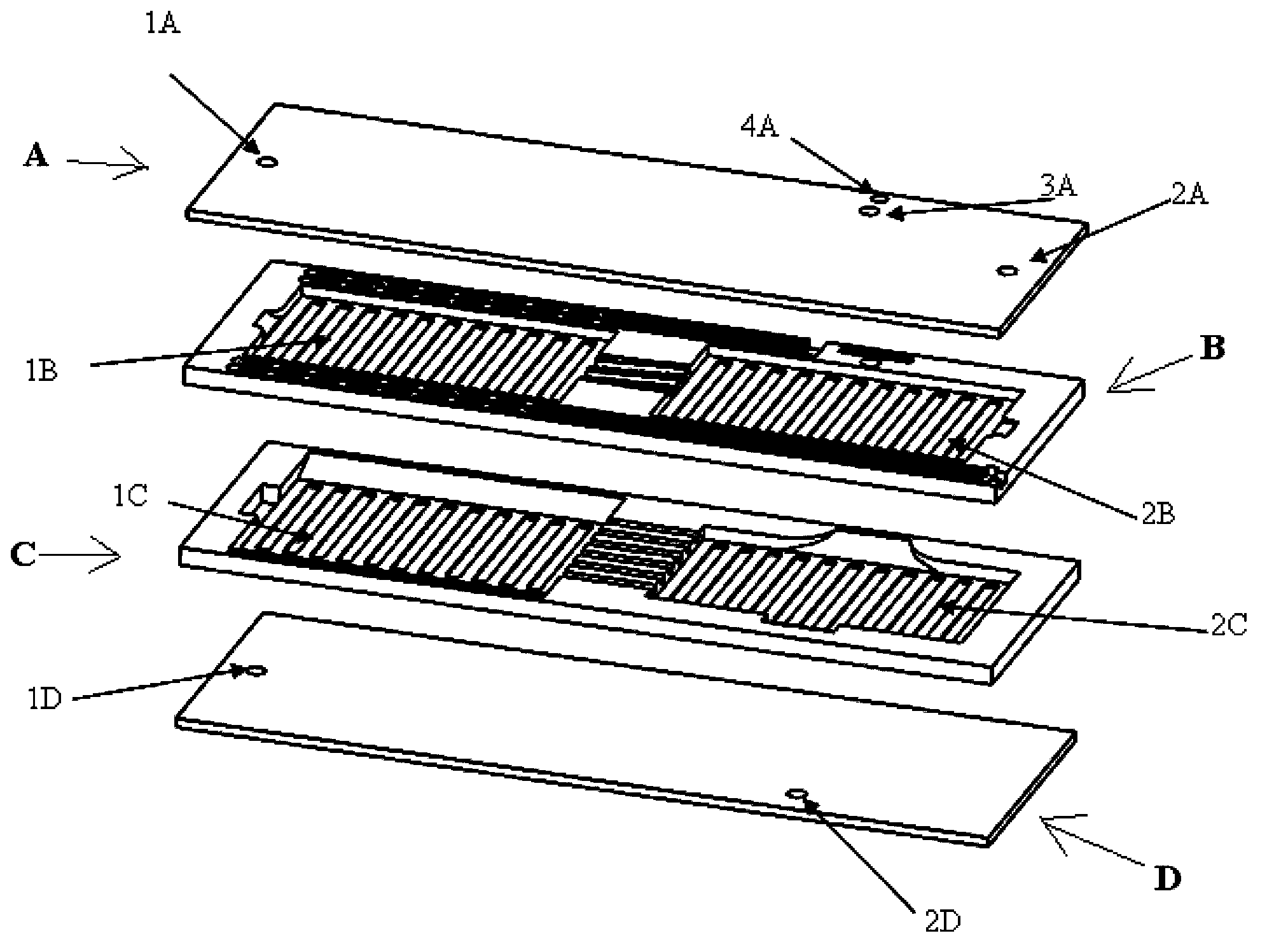 Self-heating laminated micro-channel reforming hydrogen production reactor