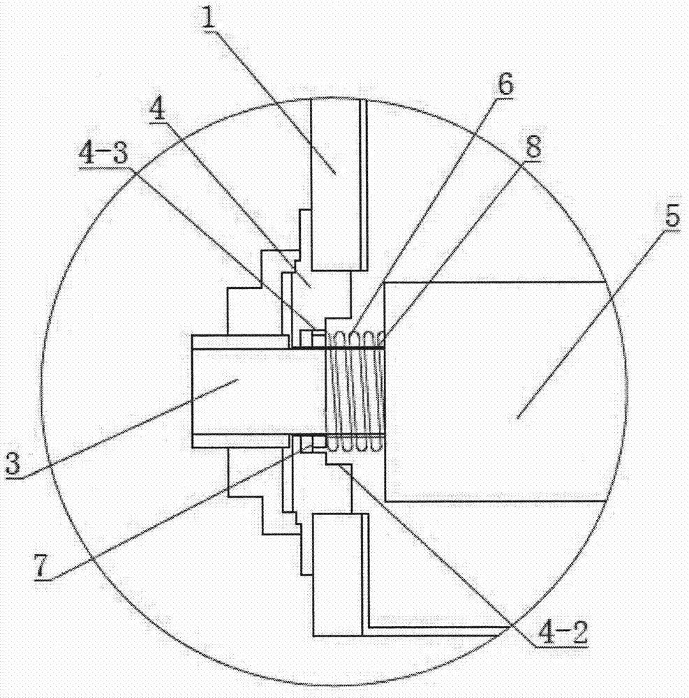 Washing machine mechanical seal structure