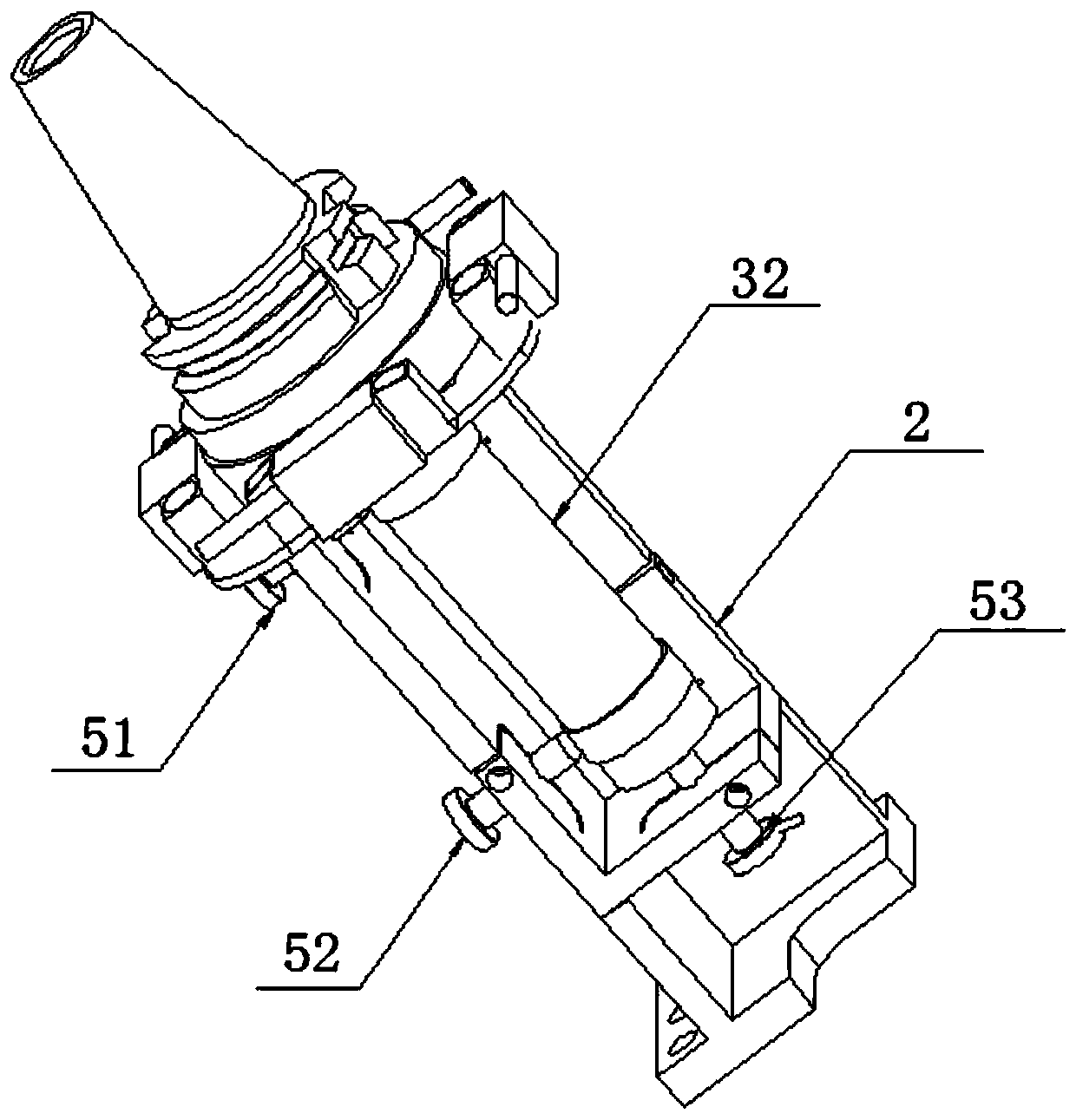 Dynamic six-degree-of-freedom measurement device of rotating shaft and measurement method