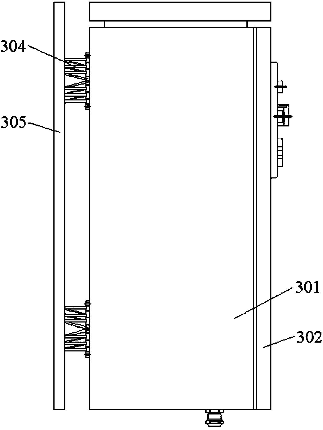 Optical guiding device for docking