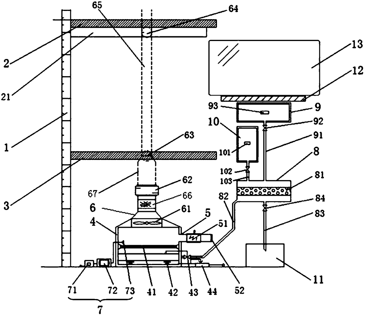 Method and device for humidifying the head of a train sleeper bed