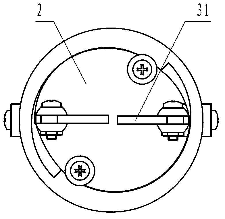 Self-buckling and self-unlocking high-voltage insulation handling rod connector